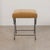 Metal Panoplie Iron Loop Stool, Camel Mohair For Sale - Image 7 of 11