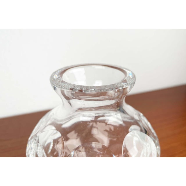 Mid-Century Modern German Vase in Lead Crystal Glass, 1960s For Sale - Image 6 of 12