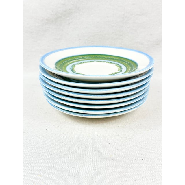 Fabulous set of mid-century modern vintage saucers. Made by Royal China. Ironstone. There is a set of 8. Check out my...