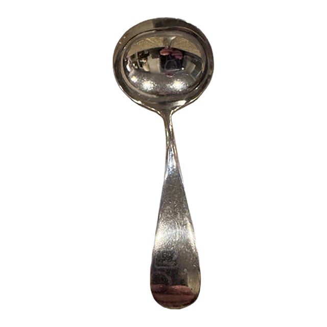 Antique Birks & Saxson Sterling Silver Sauce Ladle For Sale