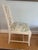 Chinese Chippendale Style WhiteChair Newly Upholstered. For Sale In New York - Image 6 of 7