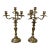 Mid 19th Century Pair of French Gilt Bronze Four-Light Candelabra – Napoleon III Period Circa For Sale