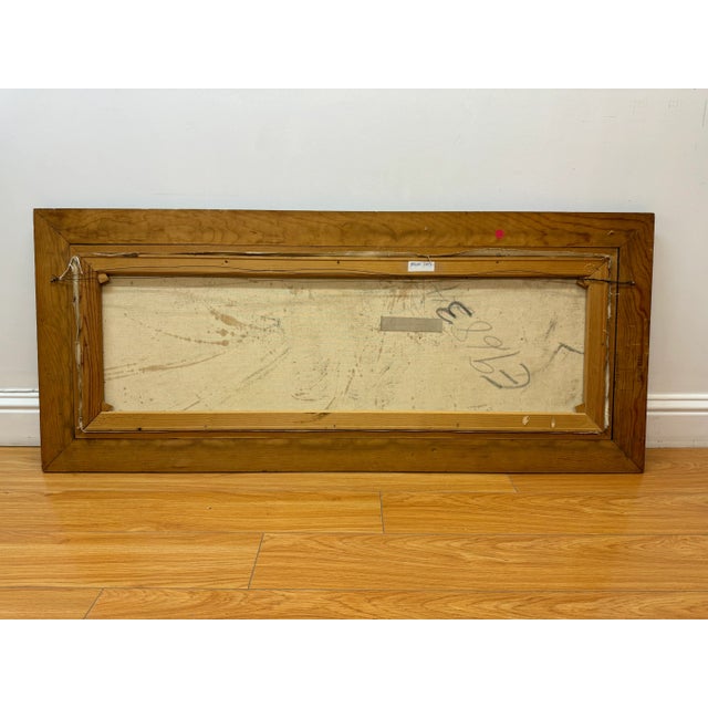 Moishe Katz Oil on Canvas 1966 For Sale - Image 4 of 4