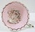 Antique Paragon Abstract Floral Flower Pink Teacup & Saucer White Silver Gilded For Sale - Image 4 of 9