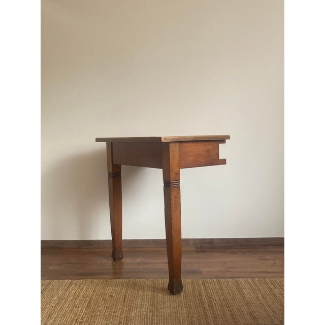 Rustic Pine Console Tables, France, Set of 2 For Sale - Image 10 of 15