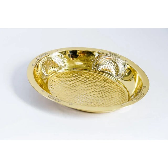 Metal Hammered Jugendstil Fruit Bowl, 1910 For Sale - Image 7 of 7