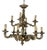 Bronze Chandelier with 12 Lights, 1920s For Sale