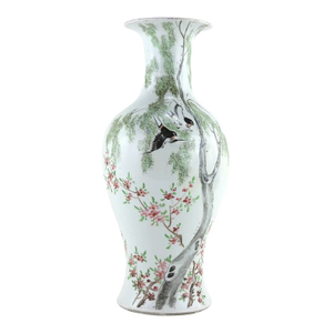Late 19th Century (Vase Text Marked Circa 1923) Chinese Famille Rose Vase