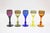 Art Deco Chalices by Ludwig Moser for Karlovy Vary, Former Czechoslovakia, 1920, Set of 5 For Sale - Image 13 of 14