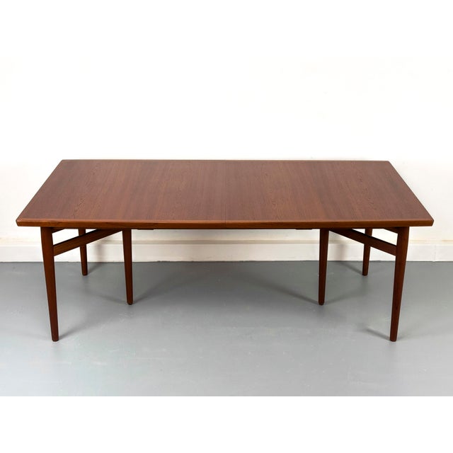 Wood Model 201 Dining Table in Teak by Arne Vodder for Sibast, 1960s For Sale - Image 7 of 18
