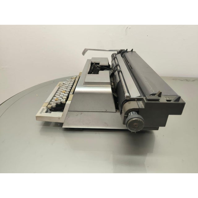 Mid-Century Modern Olivetti Typewriter Line 80 For Sale - Image 3 of 9