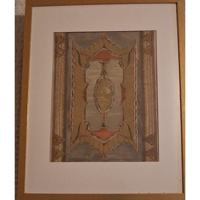Curated Antique Art Nouveau Framed Lithographs - Complete Gallery Wall Set of 6 (C. 1895–1905) For Sale - Image 4 of 12