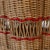 1950s French Wicker Wine Bottle Holder For Sale - Image 10 of 13