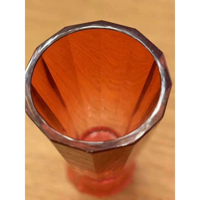 This stunning facet-cut vase was purchased several years ago from Neue Galerie in New York City, which carries it...