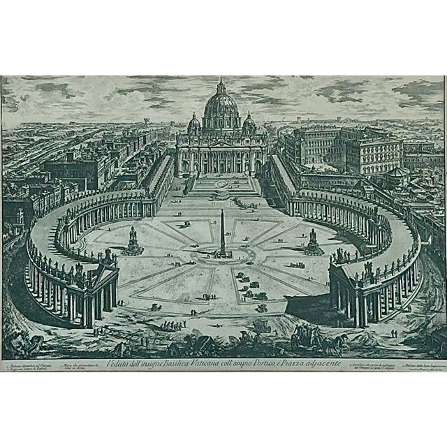 Grand Tour Architectural Etchings by Giovanni Piranesi, a Pair For Sale - Image 3 of 9