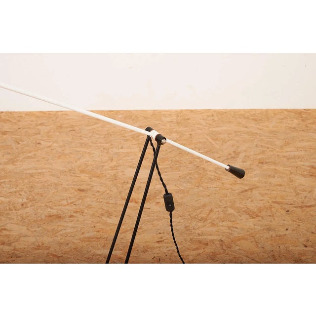 Metal Black Metal Tivoli Grasshopper Floor Lamp with Counterweight by Floris Fiedeldij for Artimeta For Sale - Image 7 of 13