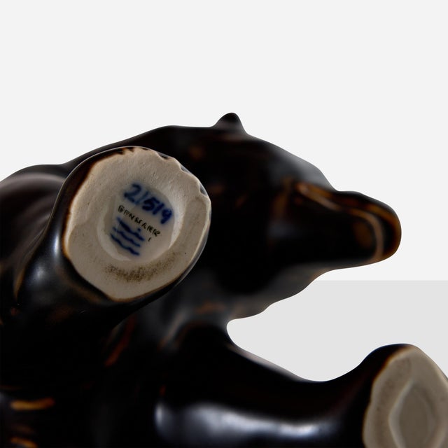 1950s Bear Family Figurines by Knud Kyhn for Royal Copenhagen - Set of 5 For Sale - Image 5 of 10