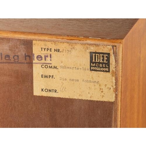 Black Chest of Drawers from Oldenburger Möbelwerkstätten, 1950s For Sale - Image 8 of 9