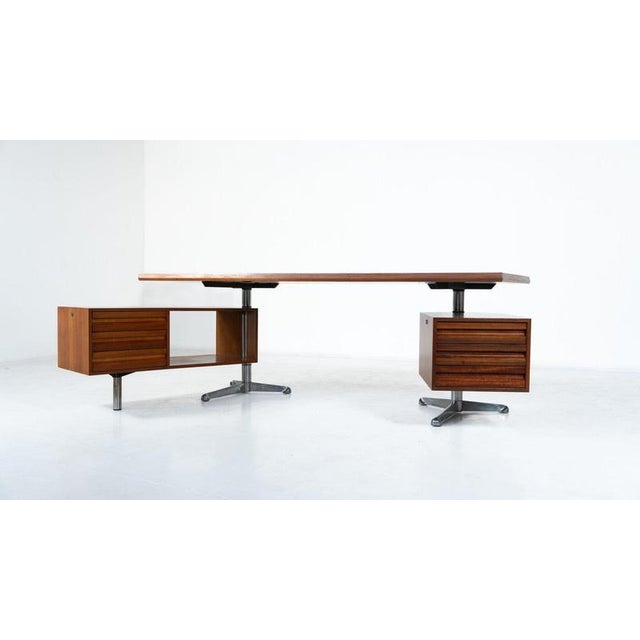 Mid Century Modern Desk T95 by Osvaldo Borsani, Italy,circa 1960s This piece is attributed to the mentioned...
