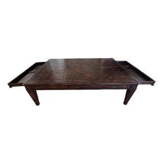 Theodore Alexander Castle Bromwich Reclaimed Wood Coffee Table For Sale