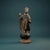 Antique Hand-Painted Wooden Monk Santos Figure From 1800s For Sale - Image 4 of 6