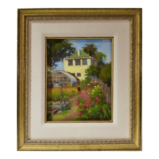 Douglas Paul Morgan Green House C. 2000 Painting For Sale