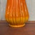 Vintage Dark Orange Le Smith Ribbed Bittersweet Mid Century Modern Swung Vase For Sale - Image 4 of 8