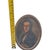 19th Century French Hand-Painted Portrait Miniature on Copper in Gilt Ribbon Frame - 6" X 4.5" For Sale - Image 9 of 9