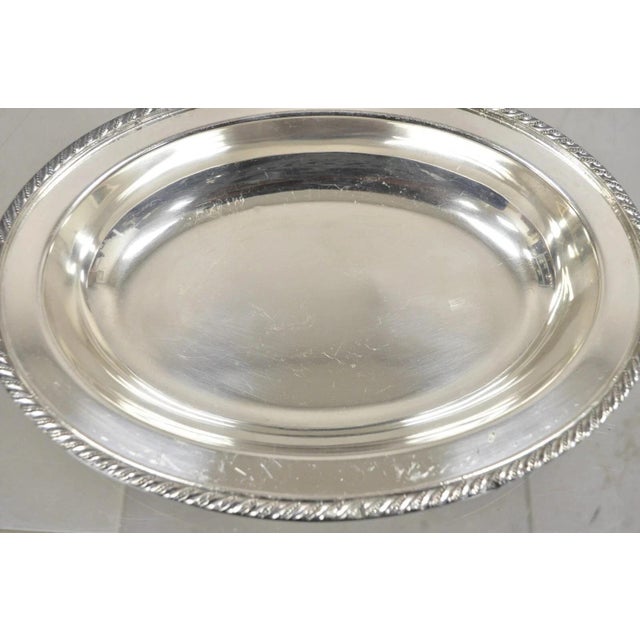 Silver Vintage Melford Epns Victorian Style Silver Plated Lidded Vegetable Serving Dish For Sale - Image 8 of 11