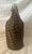 Vintage Wicker Wrapped Aqua Glass Wine Jug. Perfect for display in the kitchen or a table scape. 15.25in h x 7in base Make...