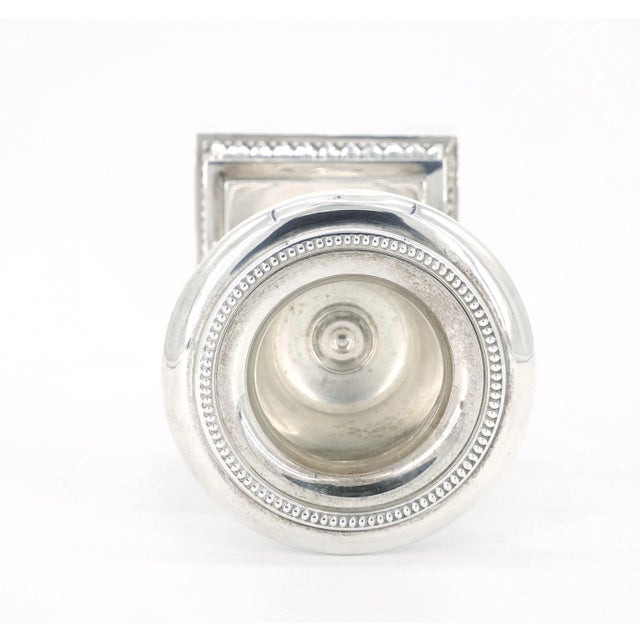 Late 19th Century Old English Sheffeild Silver Plate Small Decorative Urn / Vase For Sale - Image 5 of 10