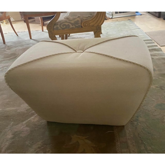 Modern Upholstered Fabric Ottoman