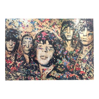 Mr. Brainwash Authentic Lithograph Print Pop Art Poster "The Rolling Stones" For Sale