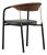 Chairman Chair in Walnut with Upholstery in Black by Henrik Tengler for One Collection For Sale