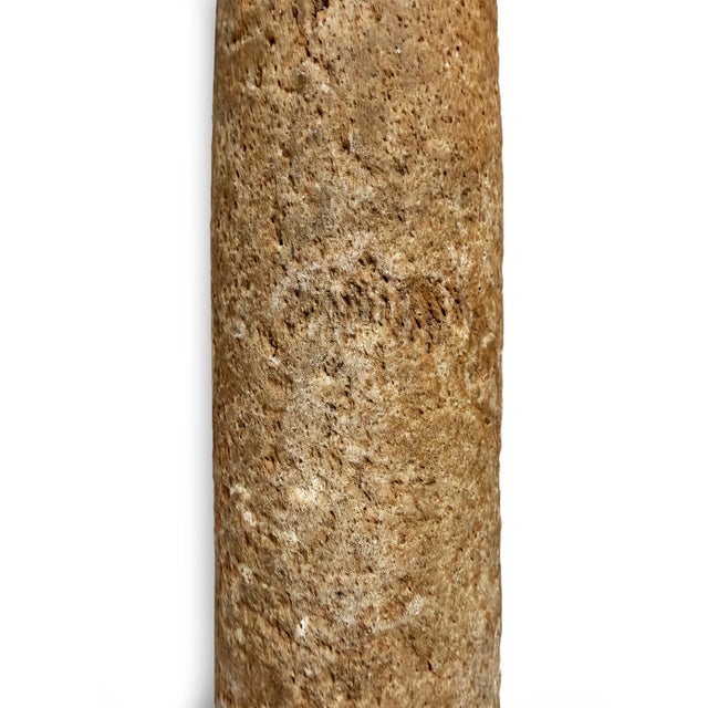 Contemporary Original Antique African Stone Grain Pestle For Sale - Image 3 of 4
