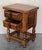 20th Century Pair of Spanish Nightstands With Two Drawers and Iron Hardware For Sale - Image 4 of 8