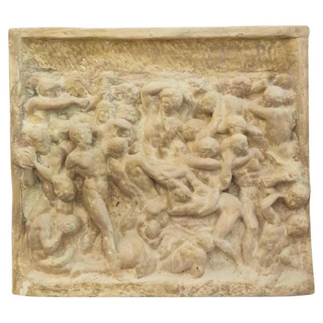 Michelangelo Buonarroti, The Battle of the Centaurs, Plaster Cast For Sale - Image 6 of 6