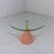 1980s Pink Natural Stone & Glass Side Table, Italy, 1980s For Sale - Image 5 of 17
