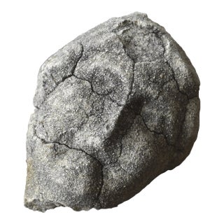 Vintage Weathered Cement Head Sculpture, Circa 1930s-40s For Sale