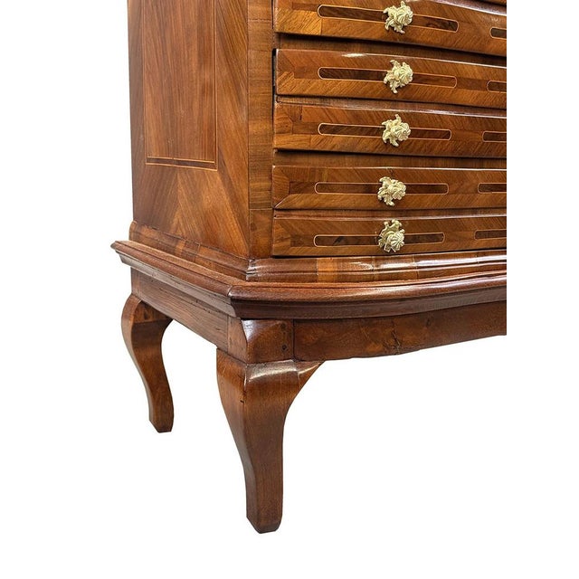 Antique Neoclassical Chest of Drawers with Inlays, 1810s For Sale - Image 6 of 12