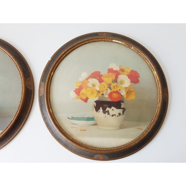 Vintage Art Deco Frames, 1950s, Set of 2 For Sale - Image 4 of 12