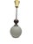 Cream Postmodern Communist Pendant Lamp, Poland, 1970s For Sale - Image 8 of 9