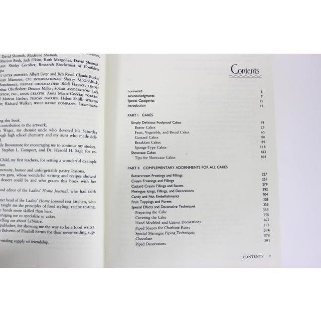 Beige 1988 the Cake Bible by Rose Levy Beranbaum For Sale - Image 8 of 14