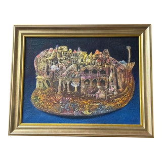 Eduardo Miguel Abela Torras Oil on Canvas Va Llena, 1997 For Sale