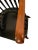 Black Mid 20th Century Vintage Nichols & Stone Brown University Collegiate Windsor Chair With Gold Accents For Sale - Image 8 of 10