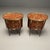 French Louis Xv, Side Tables, Marquetry, Marble, Brass, France, 1930s For Sale - Image 4 of 12