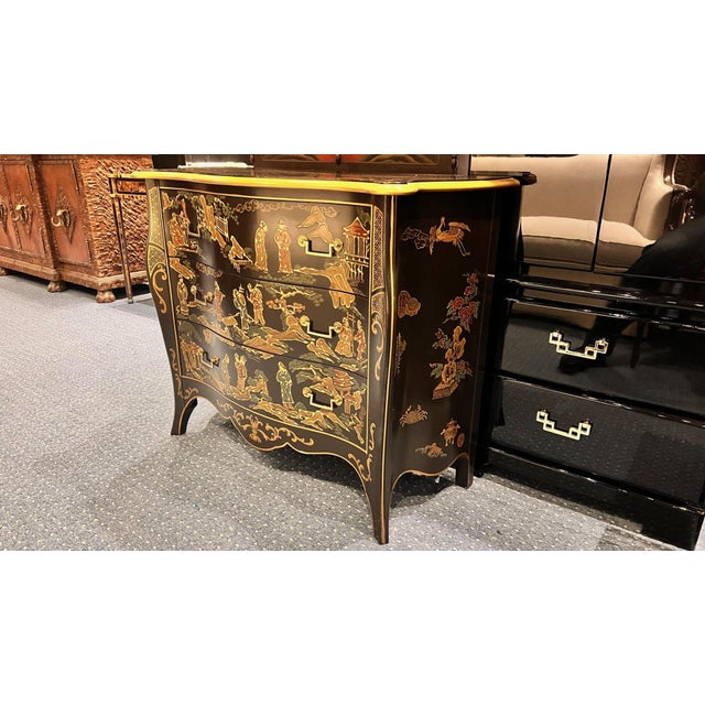 Chinoiserie 1980s Drexel Et Cetera Collection Chest of Drawers For Sale - Image 3 of 9