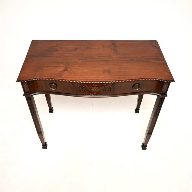 Antique Edwardian Console Table from Maple and Co., 1900 For Sale - Image 4 of 11