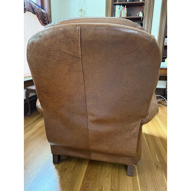 Bradington Young Leather Recliner For Sale - Image 10 of 11