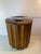 Wood 1970s Mid-Century Modern Oak Ice Bucket With Lid — Fluted Slat Barware For Sale - Image 7 of 8